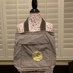 Small Thirty-one canvas brown tote!